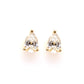 1 Carat tw Pear Cut Moissanite Stud Earrings